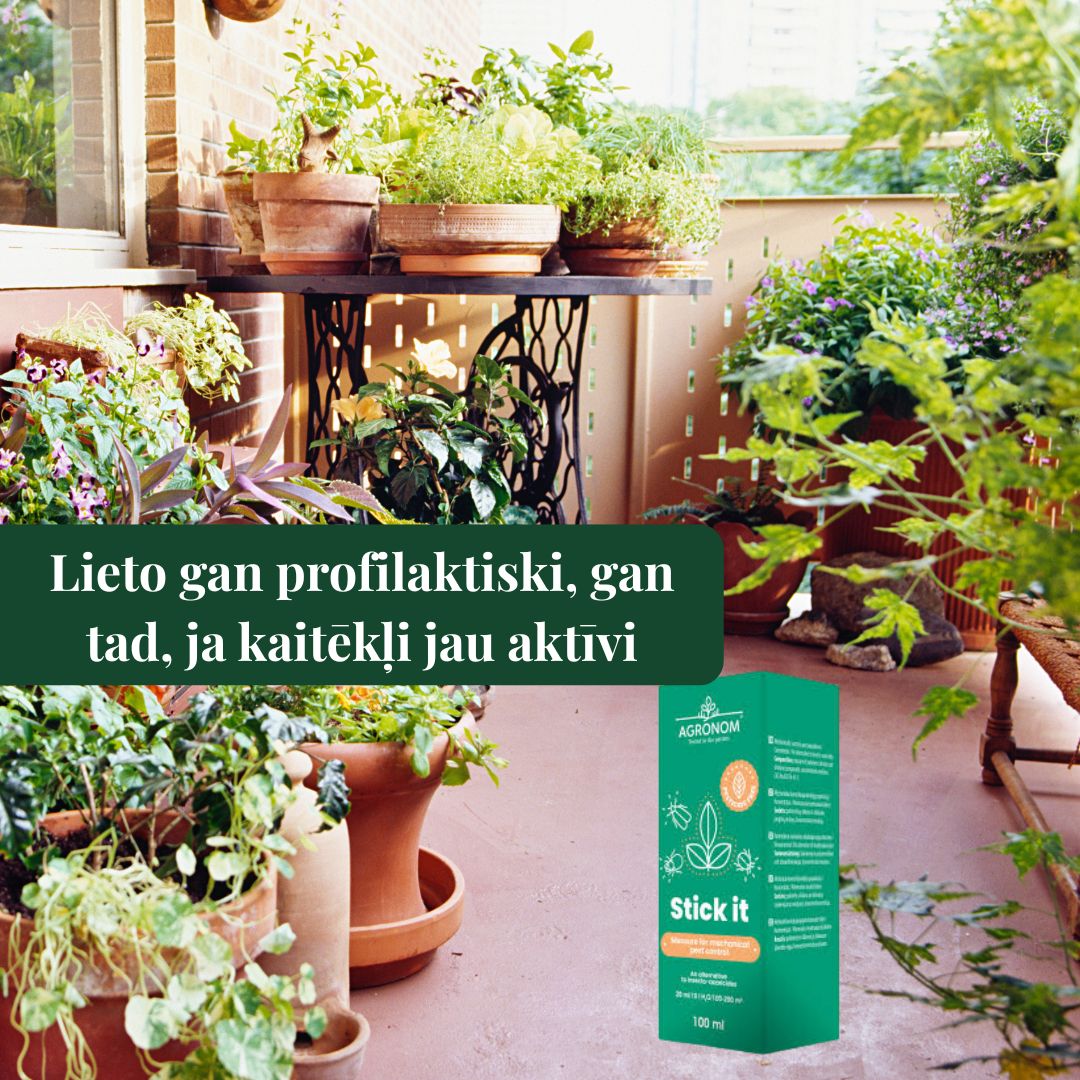 Stick IT - augu kopšanas līdzeklis kaitēkļu ierobežošanai