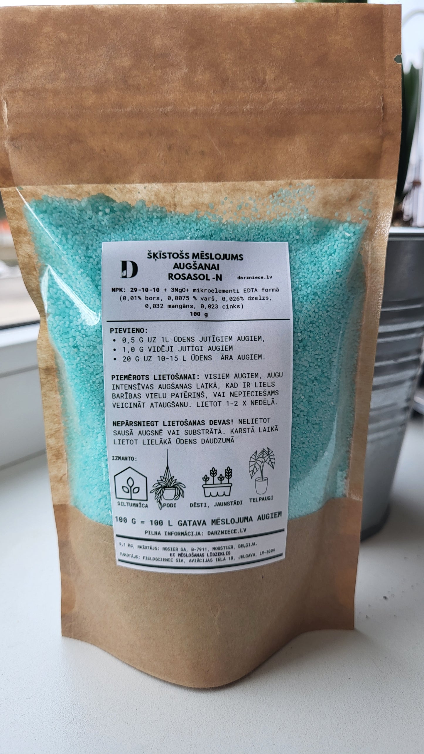 Mēslojums aktīvai augšanai Rosasol N