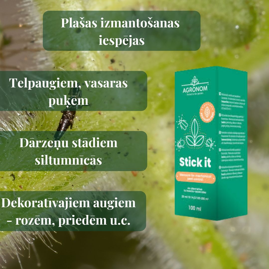 Stick IT - augu kopšanas līdzeklis kaitēkļu ierobežošanai